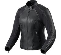 Revit Coral Chaqueta de cuero para motocicleta para damas, negro, tamaño 36 para Mujer