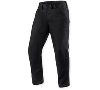 Revit Davis 2 Regular Pantalones Textiles de Moto, negro, Talla 36/34