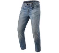Revit Detroit 3 Tapered Vaqueros de moto, Azul claro, Talla 36/30