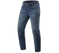 Revit Detroit 3 Tapered Vaqueros de moto, azul oscuro, Talla 33/32