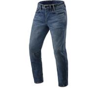 Revit Detroit 3 Tapered Vaqueros de moto, azul, tamaño 30 32 para Hombres