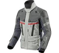 Revit Dominator 3 GTX Chaqueta textil para motocicleta, gris-azul, tamaño L para Hombres