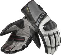 Revit Dominator 3 GTX Guantes de motocicleta, negro-gris, tamaño S para Hombres
