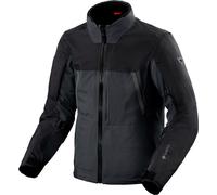 Revit Echelon GTX Chaqueta textil de motocicleta, negro-gris, tamaño L para Hombres