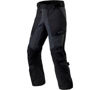 Revit Echelon GTX Pantalones textiles de motocicleta, negro-gris, tamaño L para Hombres