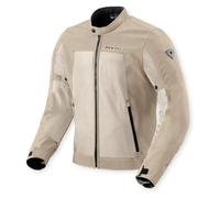 REV'IT! Eclipse 2 - Chaqueta de motocicleta de malla para hombre (arena - L)