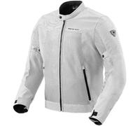 Revit Eclipse 2 Chaqueta textil de motocicleta (Silver,3XL)