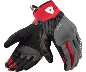 Revit Endo Guantes de moto, negro-gris-rojo, tamaño S para Hombres