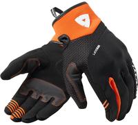 Revit Endo Guantes de moto, negro/naranja, Talla 3XL