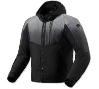 Revit Epsilon H2O Chaqueta textil de moto impermeable, negro/gris, Talla M