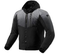 Revit Epsilon H2O Chaqueta textil de moto impermeable, negro-gris, tamaño L para Hombres