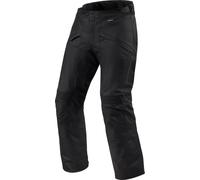 Revit Factor 5 H2O Pantalones Textiles de Motocicleta Impermeables, negro, Talla S corto