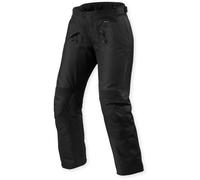 Revit Factor 5 H2O Pantalones textiles impermeables para mujer, negro, Talla Long 42