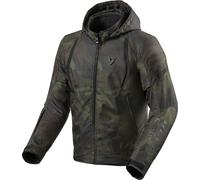 Revit Flare 2 Chaqueta textil de motocicleta, verde, tamaño L para Hombres
