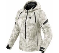 Revit Flare 3 H2O, chaqueta textil impermeable mujer 44 female Gris/Blanco