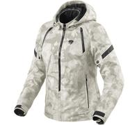 §Chaqueta de Moto Mujer Rev´it Flare 3 H2O Camuflaje-Gris-Blanco§