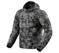 Revit Flare 3 H2O impermeabile Giacca tessile moto, grigio/mimetico, M