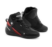 Revit G-Force 2 H2O Neon Scarpe da moto impermeabili, nero/rosso, 43