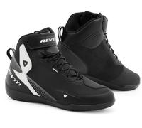 Revit G-Force 2 H2O zapatillas impermeables para motocicletas, Negro/Blanco, Talla 40