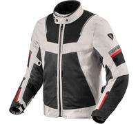 REV'IT Giacca Moto Estiva Impermeabile Sfoderabile Tornado 4 Silver Black H2O L