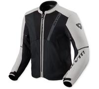 Revit GT-R 4 Air Chaqueta textil para motocicletas, negro-plata, tamaño S para Hombres