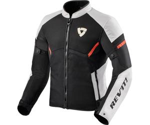 Revit GT-R Air 3 Chaqueta textil de motocicleta, blanco-rojo, tamaño S para Hombres