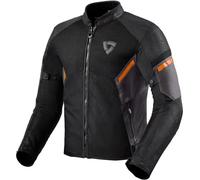 Revit GT-R Air 3 Chaqueta textil de motocicleta, negro/naranja, Talla S