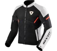 Revit GT-R Air 3, chaqueta textil XXL male Negro/Blanco/Rojo Neón