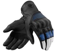 Revit Redhill guantes de motocicleta blancos/azules, negro-blanco-azul, tamaño 3XL