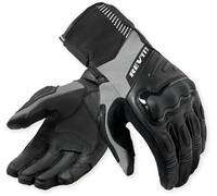 Revit Sand 5 H2O Guantes de moto impermeables, negro-gris, tamaño 2XL para Hombres