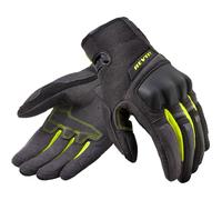 Guantes Revit Volcano Negro y amarillo fluor S