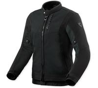 Revit Highcrest H2O Chaqueta impermeable para motocicletas, negro, tamaño 34 para Mujer