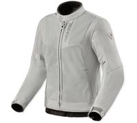 Revit Highcrest H2O Chaqueta impermeable para motocicletas, plata, tamaño 42 para Mujer