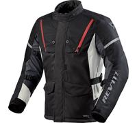 Revit Horizon 3 H20, chaqueta textil impermeable XL male Negro/Gris Claro/Rojo