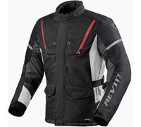 Revit Horizon 3 H2O Chaqueta textil de motocicleta, negro-rojo, tamaño L para Hombres