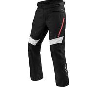 Revit Horizon 3 H2O Pantalones textiles de motocicleta, negro/rojo, Talla L