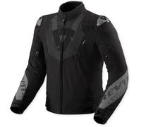 Revit Hyperspeed 3 H2O Chaqueta Textil de Motocicleta Impermeable, negro/gris, Talla M