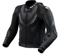 Revit Hyperspeed 3 Pro Chaqueta de cuero de moto, negro-gris, tamaño 54 para Hombres