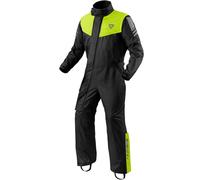 Revit Pacific 4 H2O Traje de lluvia de motocicleta de 1 pieza, negro-amarillo, tamaño 2XL
