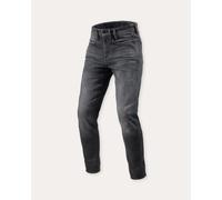 Revit Kai Skinny Vaqueros de moto, gris, tamaño 32 36 para Hombres