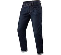 Rev'it Jeans Lewis Selvedge Tf Corto - Talla 36 DARK BLUE