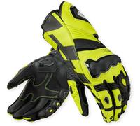 Revit Jerez 4 Guantes de moto, negro-amarillo, tamaño XL para Hombres