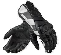 Revit Jerez 4 Guantes de moto, negro-blanco, tamaño 3XL para Hombres