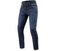 Revit Kai Skinny Vaqueros de moto, azul, tamaño 30 36 para Hombres