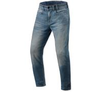 Revit Keegan Tapered Vaqueros de moto, azul, tamaño 30 31 para Hombres