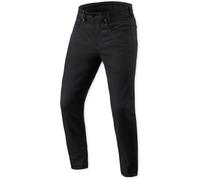 Revit Keegan Tapered Vaqueros de moto, negro, tamaño 28 32 para Hombres
