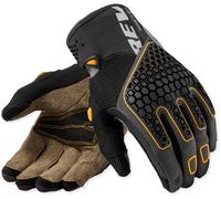Revit Mangrove 2 Guantes de moto, negro-amarillo, tamaño S para Hombres