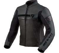 Revit Mile Chaqueta de cuero para motocicleta, negro, tamaño 50 para Hombres