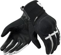 Revit Mosca 2 Guantes de moto, negro-blanco, tamaño 3XL para Hombres