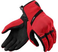 Revit Mosca 2 Guantes de moto, negro-rojo, tamaño 3XL para Hombres